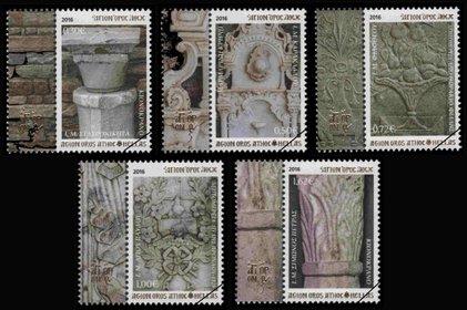 Postzegels Berg Athos 2016-3
