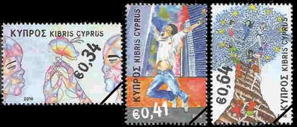 Postzegels Cyprus 2016-5