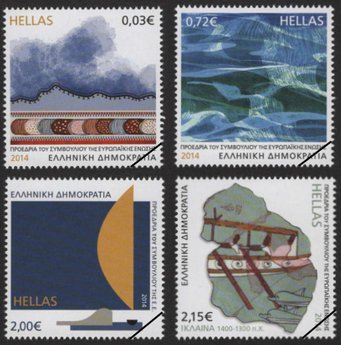 Griekse postzegels 2014-1
