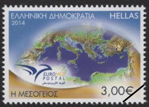 Griekse postzegels 2014-8